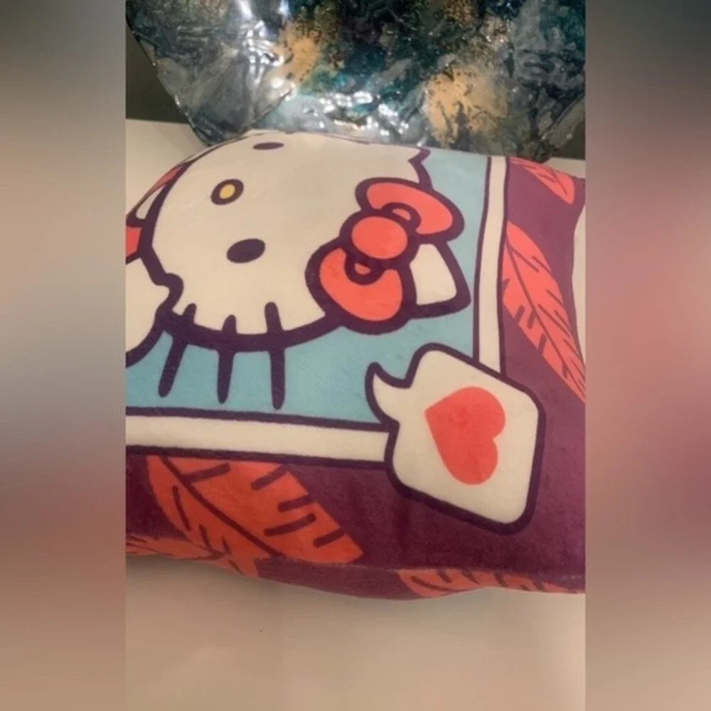 Hello Kitty Throw Decor Pillow Squish Soft NWT